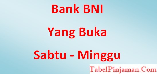 BNI Weekend Banking